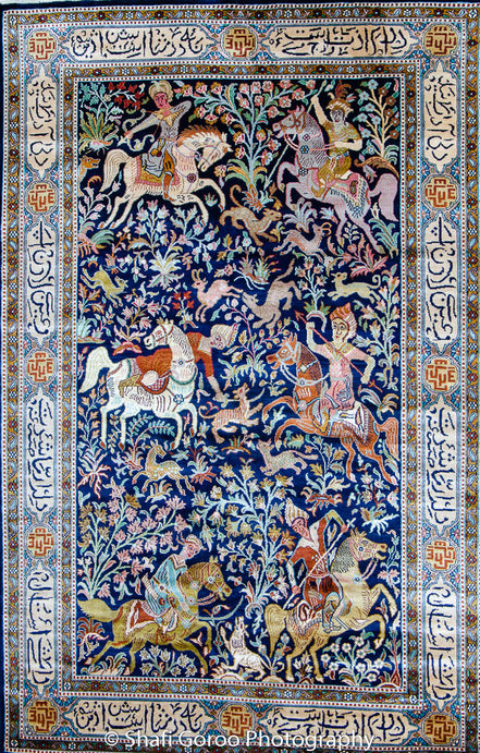 High knot silk on silk, size 3' x 5'