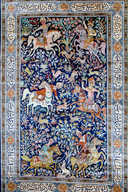 High knot silk on silk, size 3' x 5'