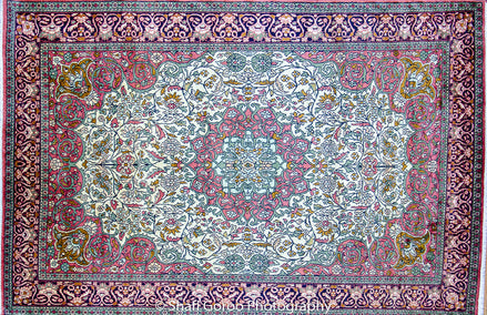 Regular silk carpet, size: 4 feet by 6 feet