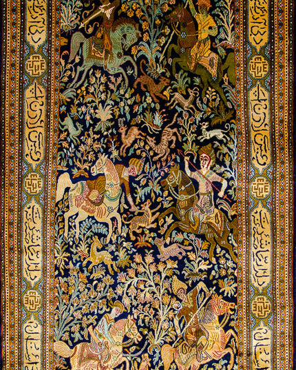 High knot silk on silk, size 2.5' x 4'