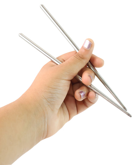 Premium Stainless Steel Reusable Chopsticks (2 Pc)