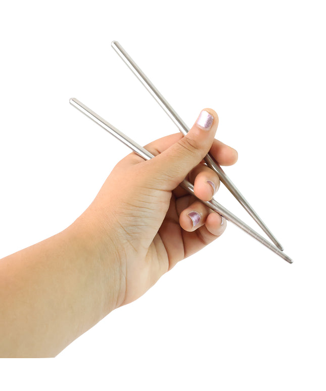 Premium Stainless Steel Reusable Chopsticks (2 Pc)