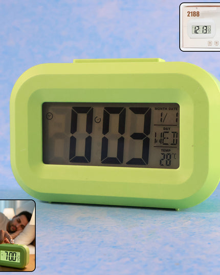 Digital Alarm Clock With Clear Display (1 Pc)