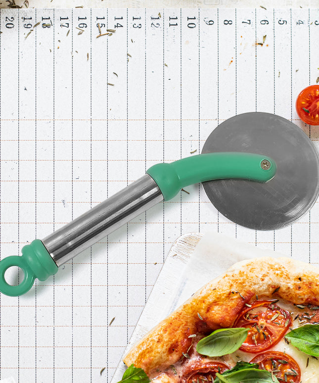 Kitchen Stainless Steel Wheel Pizza Cutter (1 Pc)