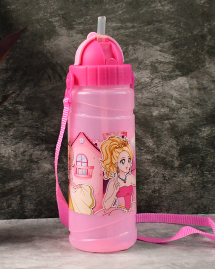 Cartoon Printed Water Bottle 550ml (1 Pc)