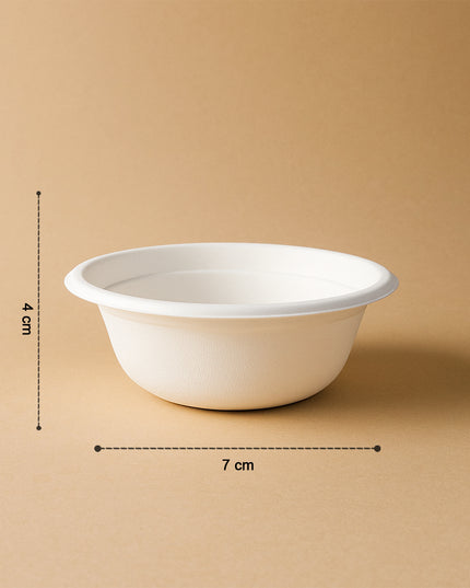 Freshee 240 Ml Compostable Bagasse Bow (10 Pc)