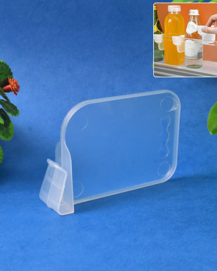 Plastic Storage Baskets Space Allocator Refrigerator Organizer Bins Partition Clip (10 Pcs Set)