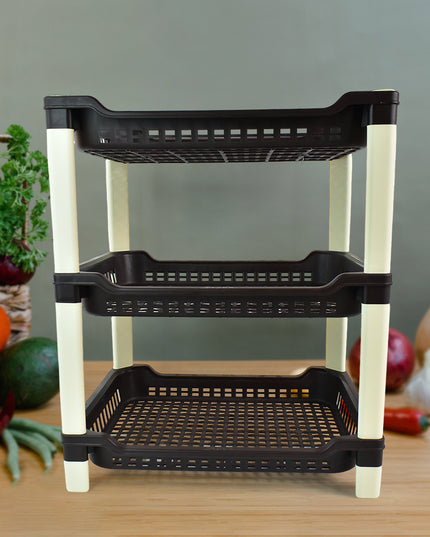 Apex Big Multi Use Plastic Storage Rack  3-tier (1 Pc)