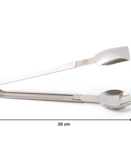 Stainless Steel Multipurpose Serving Tong  2-in-1 Pasta  Salad Tong (1 Pc)