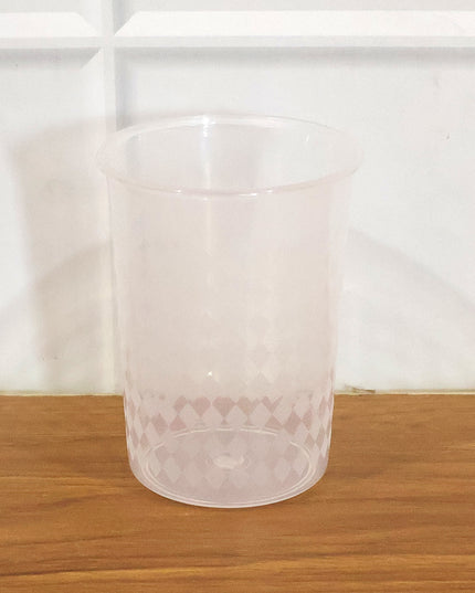 Transparent Reusable Plastic Drinking Glass 200 Ml Approx (1 Pc)