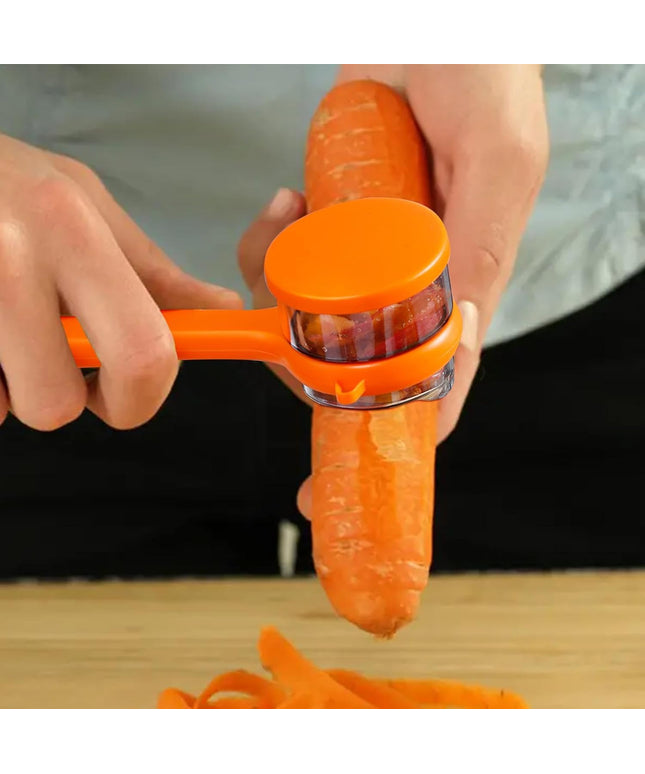 Stainless Steel Peeler With Container (1 Pc)