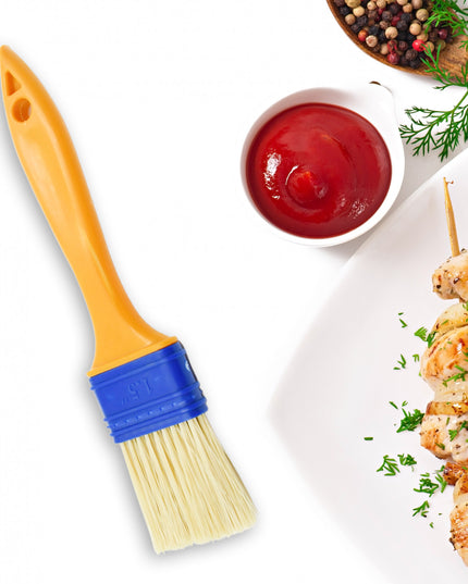 8721 Multifunction Basting Brush For Cooking Pastry Brush Baking Food Butter Brush Dusting Brush For Cooking Grease Brush For Baking Dishwasher Safe Grilling  Hairbrush  Corn (2 Pcs Set)