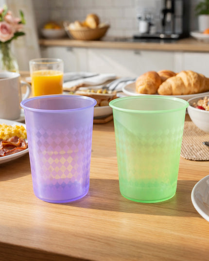 Unbreakable Plastic Drinking Glass Set Of 6 (200 Ml Each)