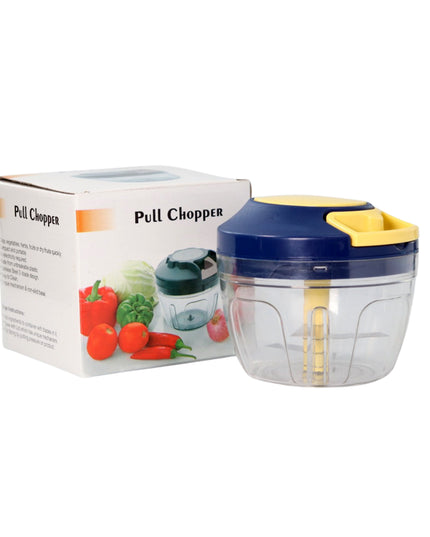 0089 Chopper With 4 Blades For Effortlessly Chopping Vegetables And Fruits For Your Kitchen (650ml)