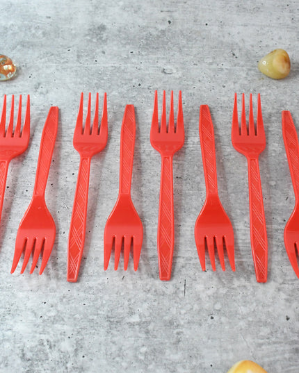 Premium Disposable Plastic Forks (1 Pc)