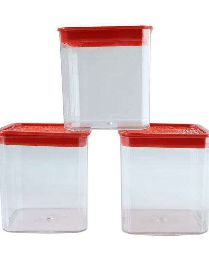 3 Piece Airtight Food Storage Container Set (1 Set  350 Ml)