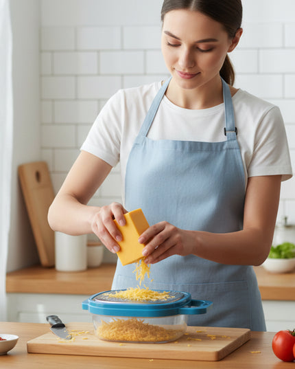 Konvex Duo Grater With Container And Lid (1 Pc)