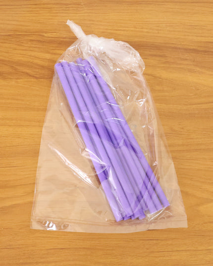 Reusable Plastic Drinking Straws Pack Of 10