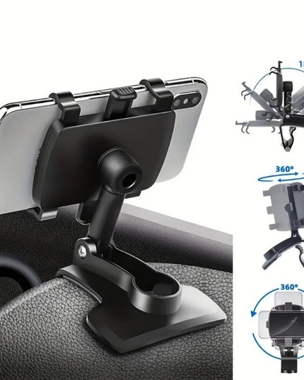 Universal Car Dashboard Phone Holder 360° Rotation Smartphone Car Stand For iPhone Samsung Xiaomi Portable GPS Navigation Holder