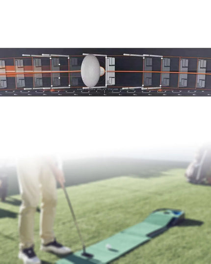 Golf Putting Indoor Golf Hitting Mat Green Mat Golf Practice Training Aid Equipment for Home Outdoor Backyard Golf Practice