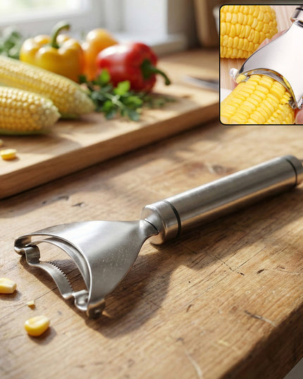 Stainless Steel Fruit  Vegetable Peeler With Serrated Blade (1 Pc)