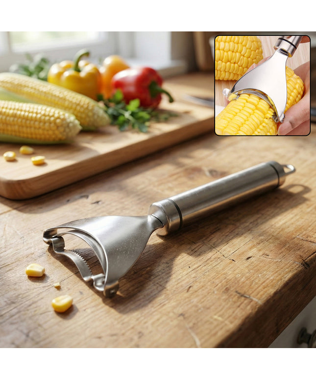 Stainless Steel Fruit  Vegetable Peeler With Serrated Blade (1 Pc)