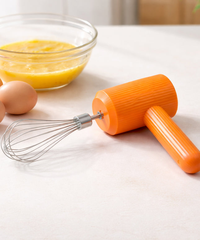 Portable Usb Rechargeable Electric Handheld Whisk Mixer (1 Set)