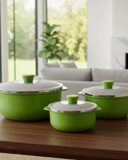 Signature Multipurpose Kitchen Serving Bowl (1000ml1400ml2200ml3 Pc Set)