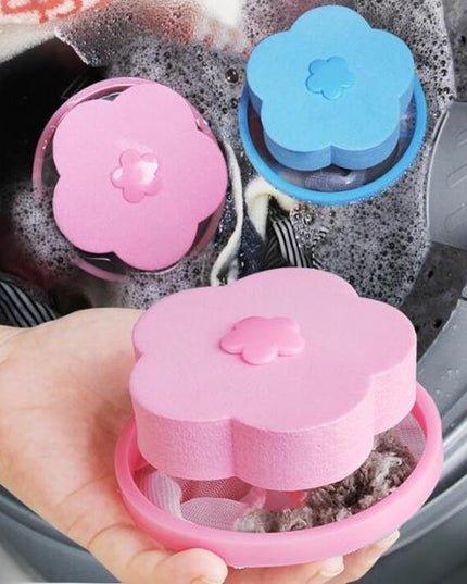1446 Washing Machine Floating Filter Lint Mesh Bag Net Pouch Hairlint Catcher