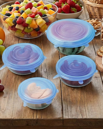 Reusable Silicone Stretch Lids 4 Piece Set