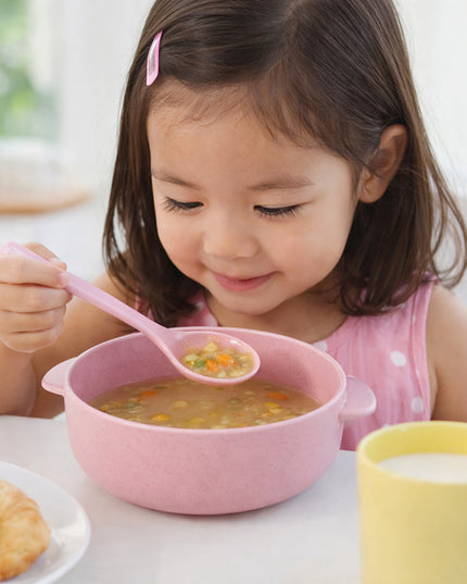 Premium Kids Feeding Bowl With Spoon (1 Set 240ml)