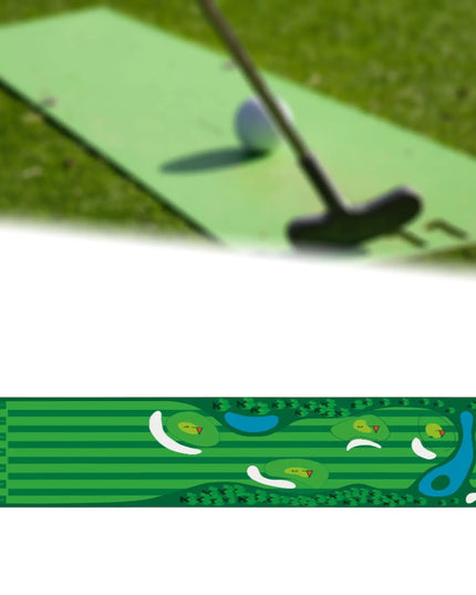 Golf Putting Indoor Golf Hitting Mat Green Mat Golf Practice Training Aid Equipment for Home Outdoor Backyard Golf Practice