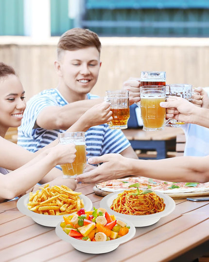 Vegnar Disposable Food Serving Bowl Set Of 10 Pieces 360 Ml Capacity