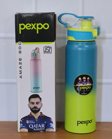 Pexpo Amaze Hot  Cold Insulated Stainless Steel Water Bottle 800 Ml