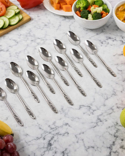 Premium Stainless Steel Table Spoons Set (12 Pc Set)
