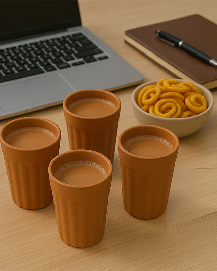 Konvex Traditional Chai Cups (125 Ml  6 Pc)