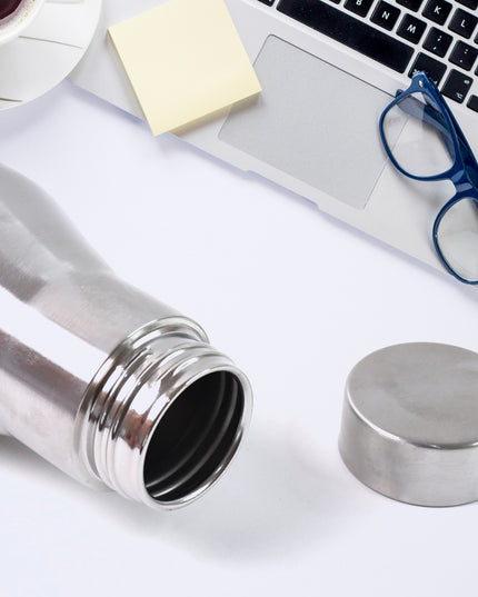 Stainless Steel Double Wall Vacuum-insulated Drink Water Bottle (1000 Ml Approx)