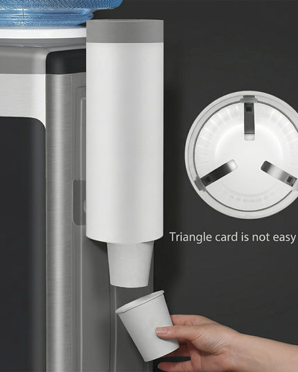 Wall Mounted Disposable Paper Cup Holder Storage Dispenser Box