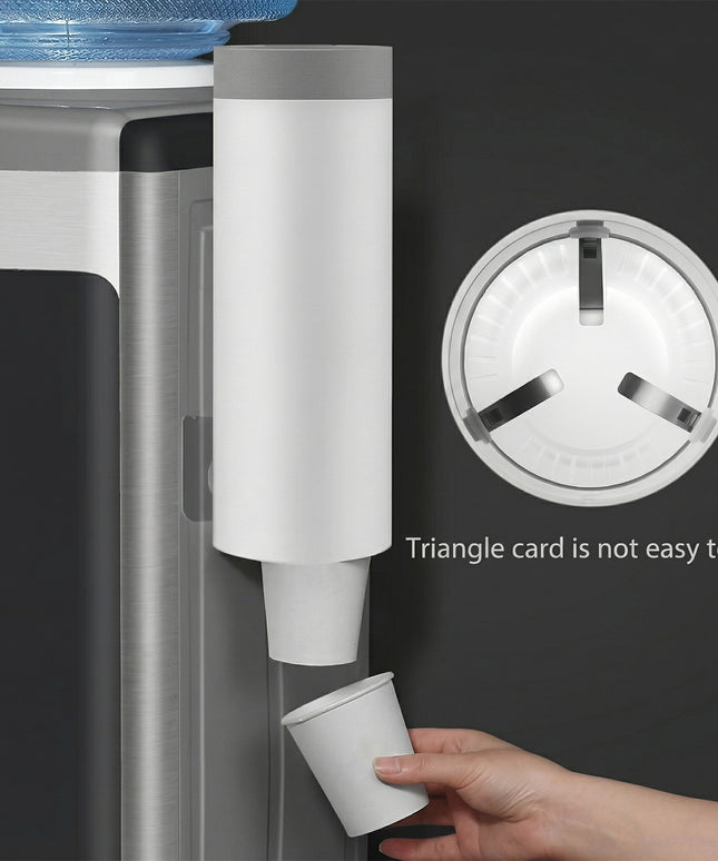 Wall Mounted Disposable Paper Cup Holder Storage Dispenser Box