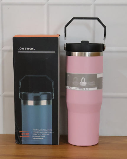 Premium Stainless Steel Insulated Travel Tumbler 900 Ml (1 Pc)