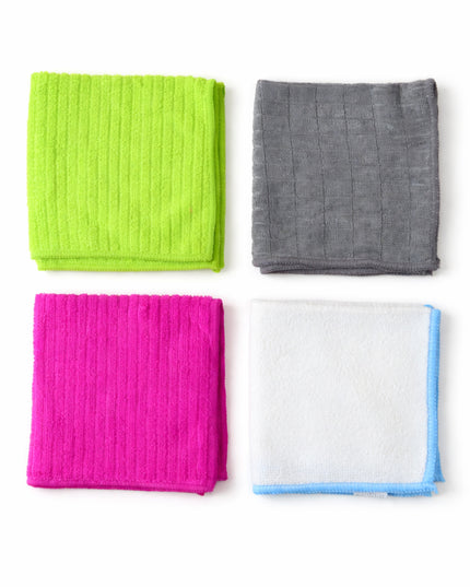 Microfiber Cleaning Cloth Set (4 Pc Set)