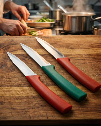 Multipurpose Kitchen Fruit  Vegetable Cutting Knife Set (Pack Of 3)