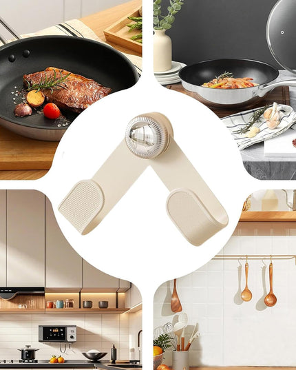Adjustable Kitchen Pot Lid Holder Clip (1 Pc)