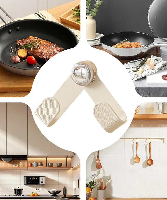 Adjustable Kitchen Pot Lid Holder Clip (1 Pc)