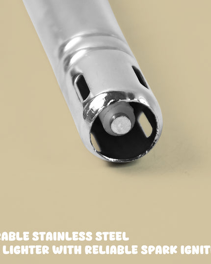 Apex Majestic Stainless Steel Gas Lighter