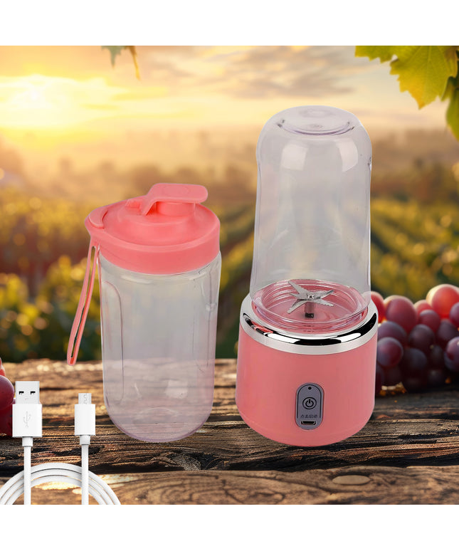 Portable Small Juicer Blender With Water Bottle  Cup (2 Pc Set)