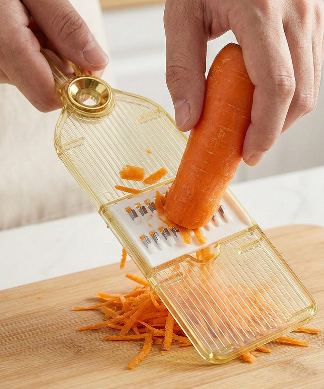 Multifunctional Vegetable Cutter Set With Interchangeable Blades