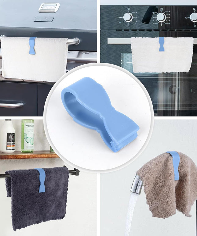 Multipurpose Towel Holder Clips Set (6 Pc Set)