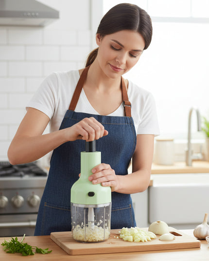 Manual Push Vegetable Chopper 1100 Ml Approx
