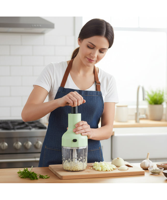Manual Push Vegetable Chopper 1100 Ml Approx